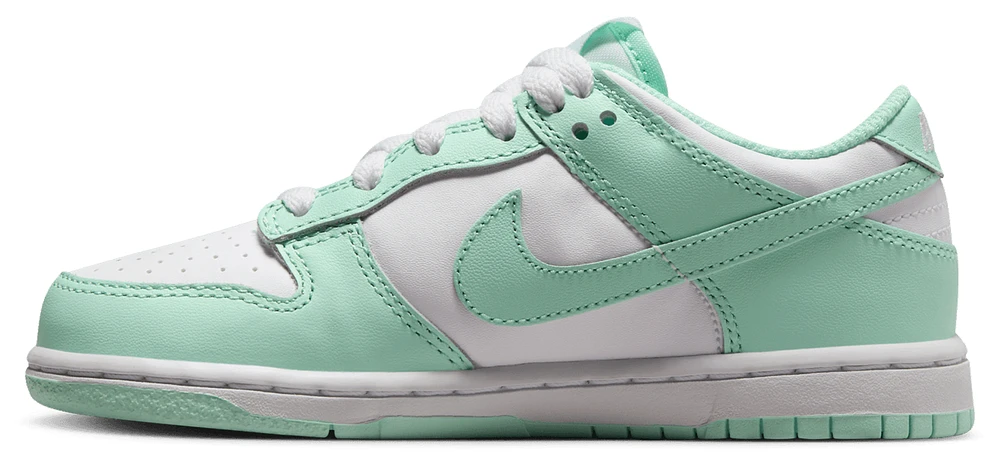 Nike Girls Dunk Low MT - Girls' Preschool Basketball Shoes Mint Foam/White