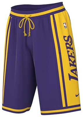 Nike Mens Nike Lakers Dri-FIT DNA+ 8" Shorts - Mens Field Purple/Amarillo Size M