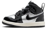 Jordan Boys AJ 1 Mid SE Uni - Boys' Toddler Shoes Black/Silver/Gold