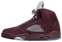 Jordan Mens Retro 5 SE - Basketball Shoes Maroon/Silver/Grey