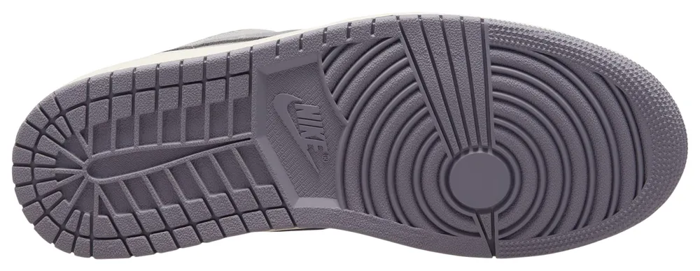Nike Mens Nike AJ 1 Low SE Craft - Mens Shoes Grey/Grey/Black Size 10.0