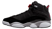 Jordan Mens 6 Rings AP - Basketball Shoes Black/Fire Red/White