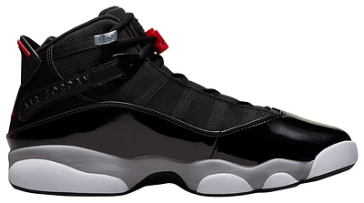 Jordan Mens 6 Rings AP - Basketball Shoes Black/Fire Red/White