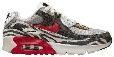 Nike Boys Air Max 90 - Boys' Grade School Running Shoes Lt Iron Gray/Univ Red/Summit White