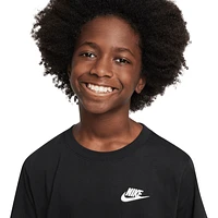 Nike Boys NSW EMB Futura T-Shirt - Boys' Grade School Black