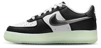 Nike Girls Air Force 1 LV8 2 - Girls' Grade School Shoes White/Black/Vapor Green