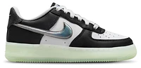 Nike Girls Air Force 1 LV8 2 - Girls' Grade School Shoes White/Black/Vapor Green