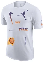 Nike Mens Suns Statement All Over Print T-Shirt - White/Blue