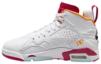 Jordan Boys MVP - Boys' Grade School Basketball Shoes White/Vivid Orange/Cardinal Red