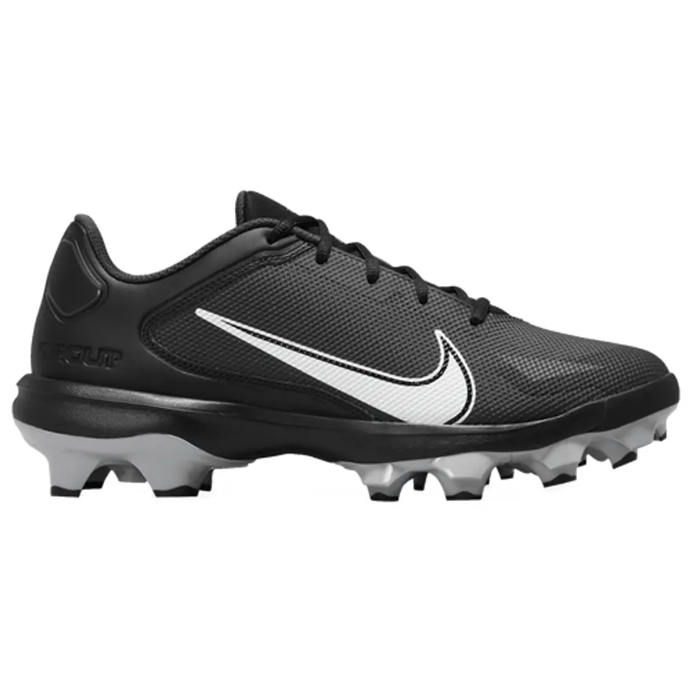 Nike Force Trout 7 Turf Little/big Kids' Baseball Shoes In Black,dark Smoke  Grey,white