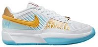 Nike Boys JA 1 CNY - Boys' Grade School Shoes White/Aquarius Blue/Metallic Gold