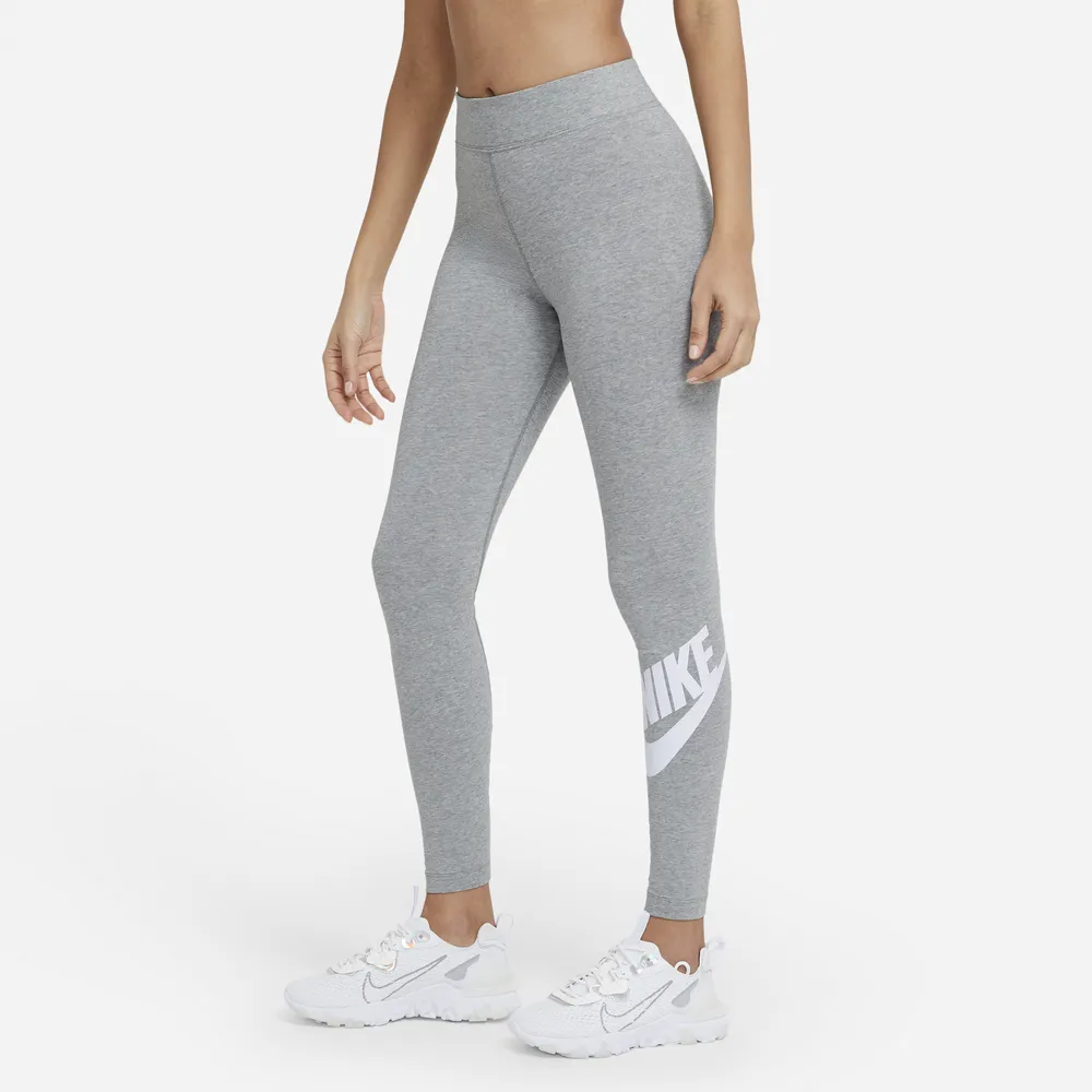 Nike Womens Nike Essential Leggings 2.0 - Womens Grey/White Size XS