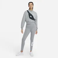 Nike Womens Nike Essential Leggings 2.0 - Womens Grey/White Size XS