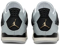 Jordan Boys Retro 4 - Boys' Preschool Shoes Gold/Black/Grey