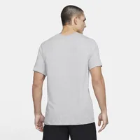 Nike Mens Nike DFC 2YR Swoosh T-Shirt - Mens Dk Gy Heather Size XL