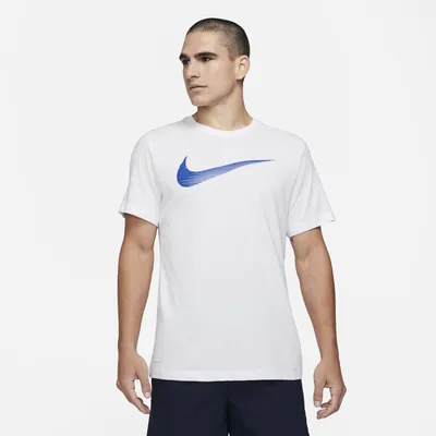 Nike Mens DFC 2YR Swoosh T-Shirt - White