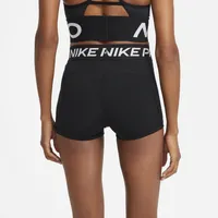 Nike Womens Pro 365 3" Shorts - Black/White