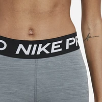 Nike Womens Nike Pro 365 3" Shorts - Womens Smoke Grey Heather/Black Size XL