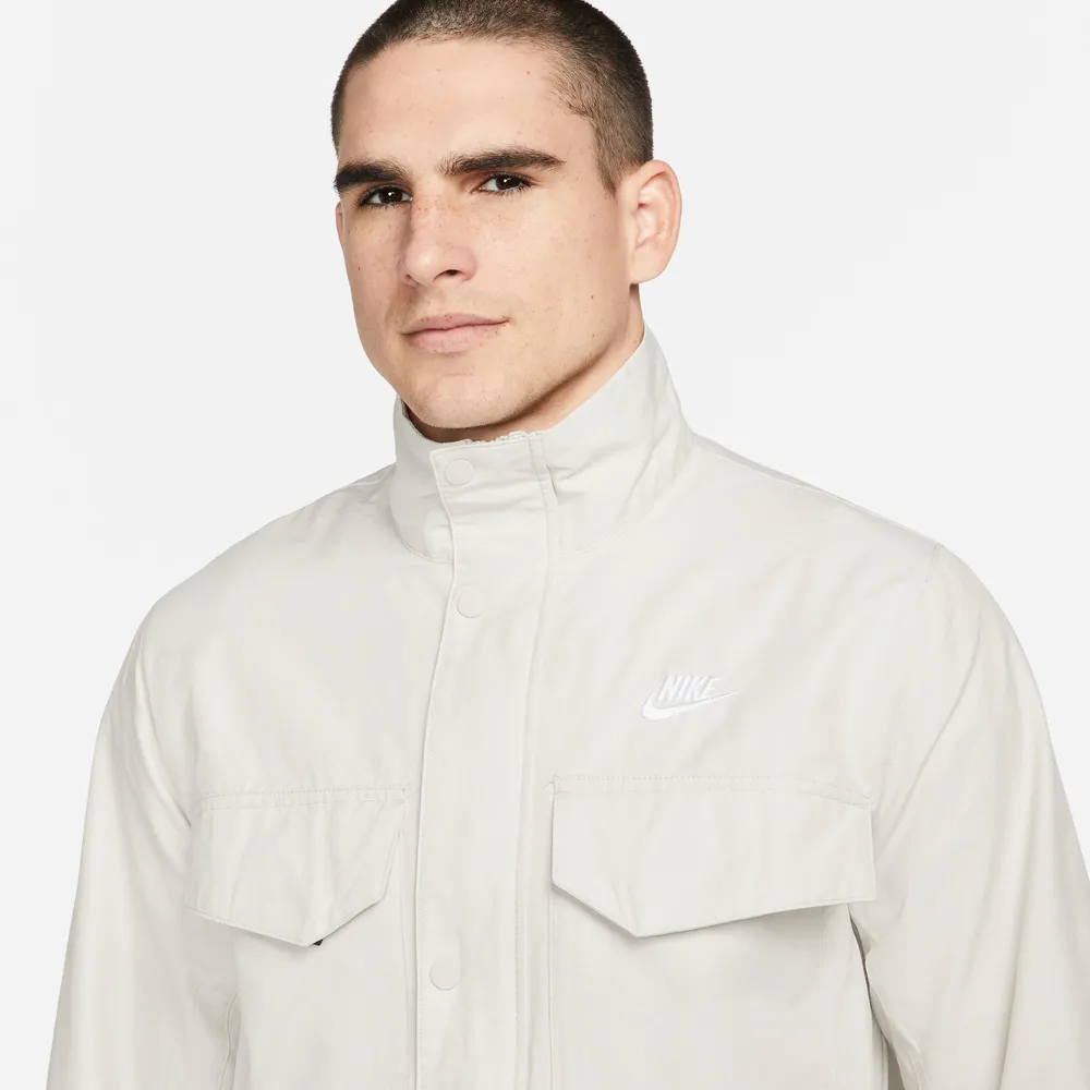 Nike Mens M65 Field Jacket - Beige/White