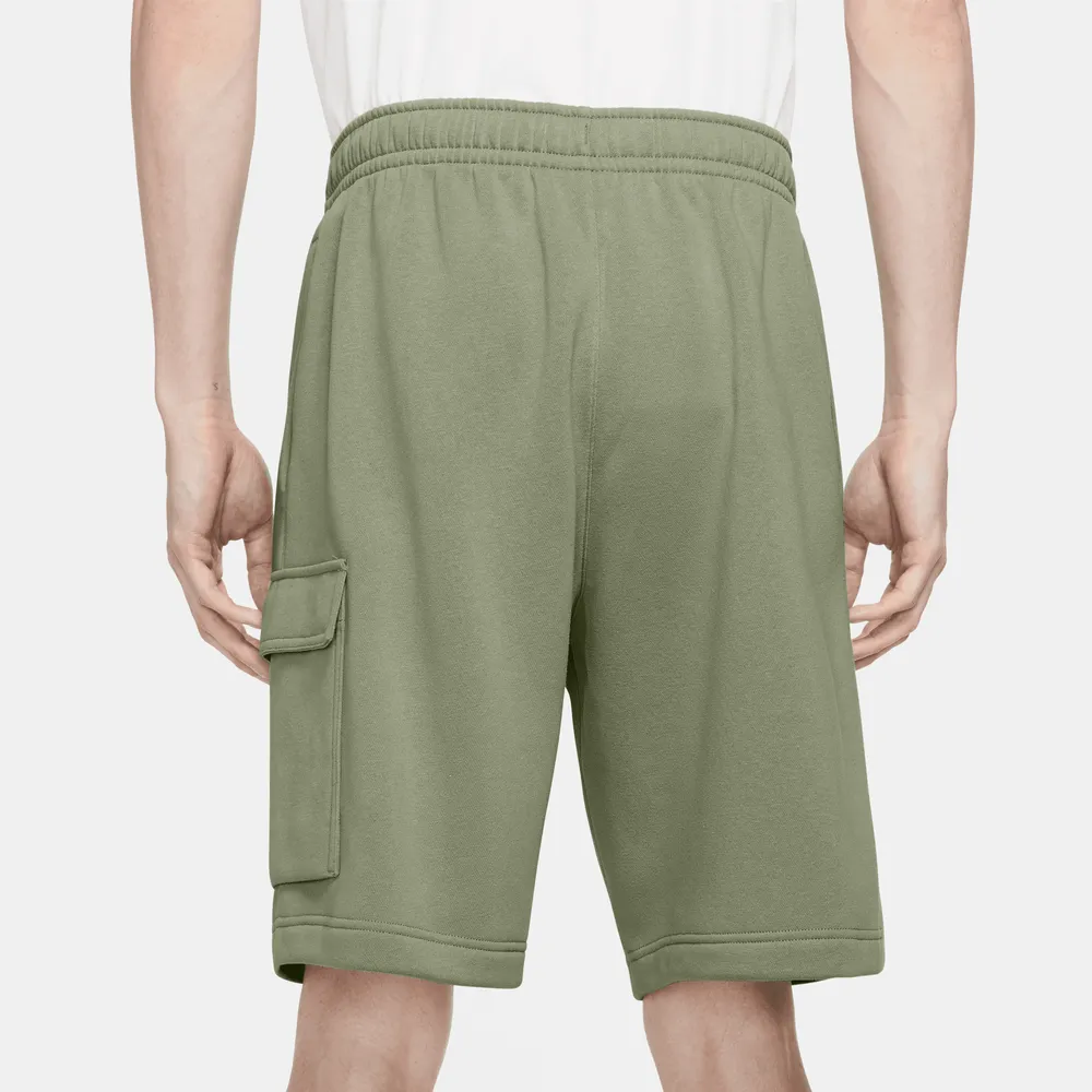 Nike Mens Club Cargo Shorts - Green/White