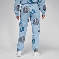 Jordan Womens Brooklyn AOP Fleece Pants - Blue/Sail