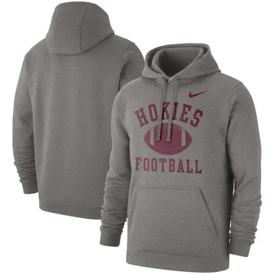 Nike Virginia Tech Football Club Pullover Hoodie - Men's