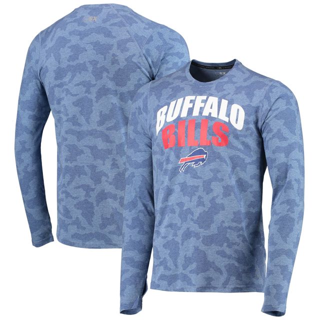 Buffalo Bills MSX by Michael Strahan Women's Willow Quilted Hoodie Full-Zip  Jacket - White/Royal