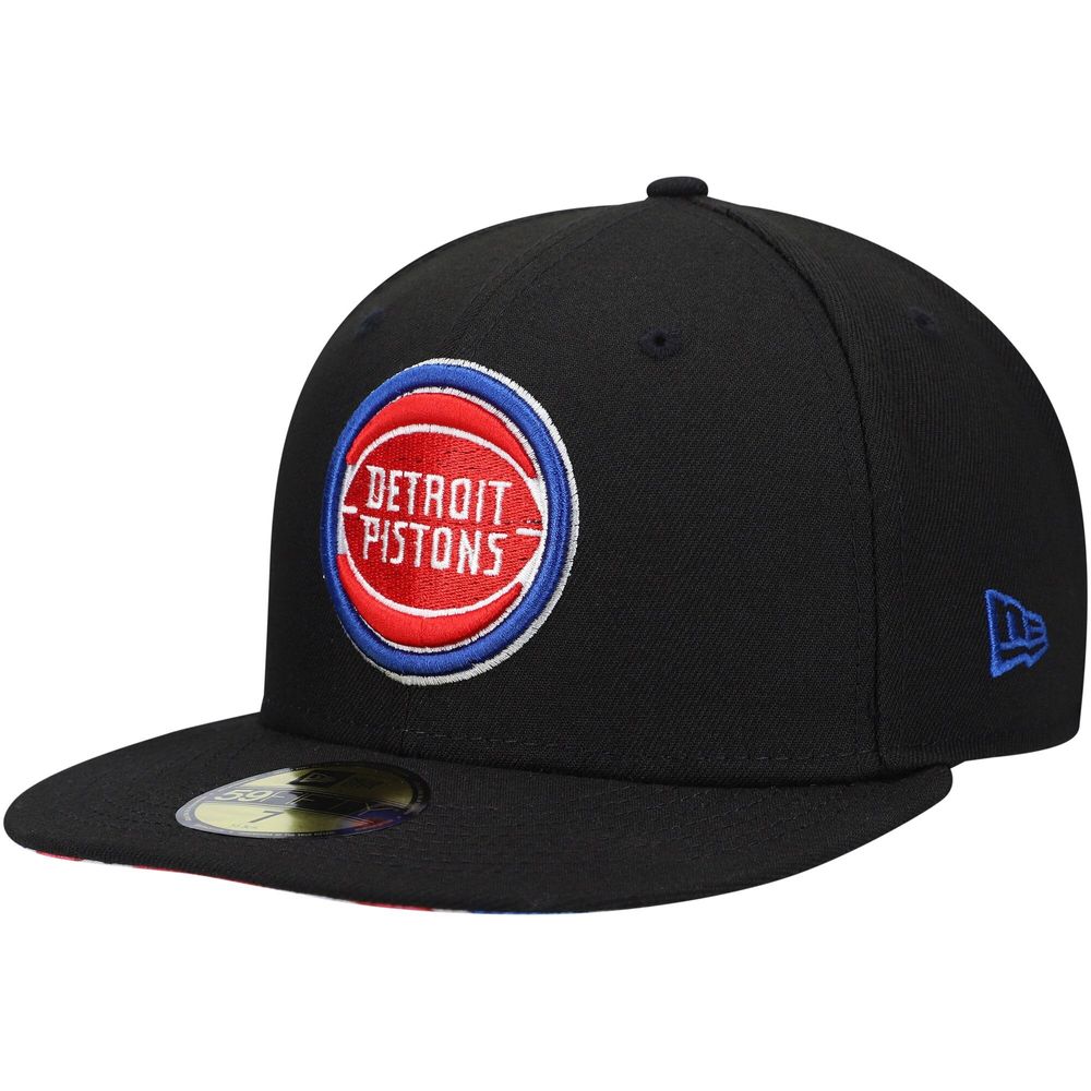 New Era Pistons Team Wordmark 59FIFTY Fitted Hat - Men's
