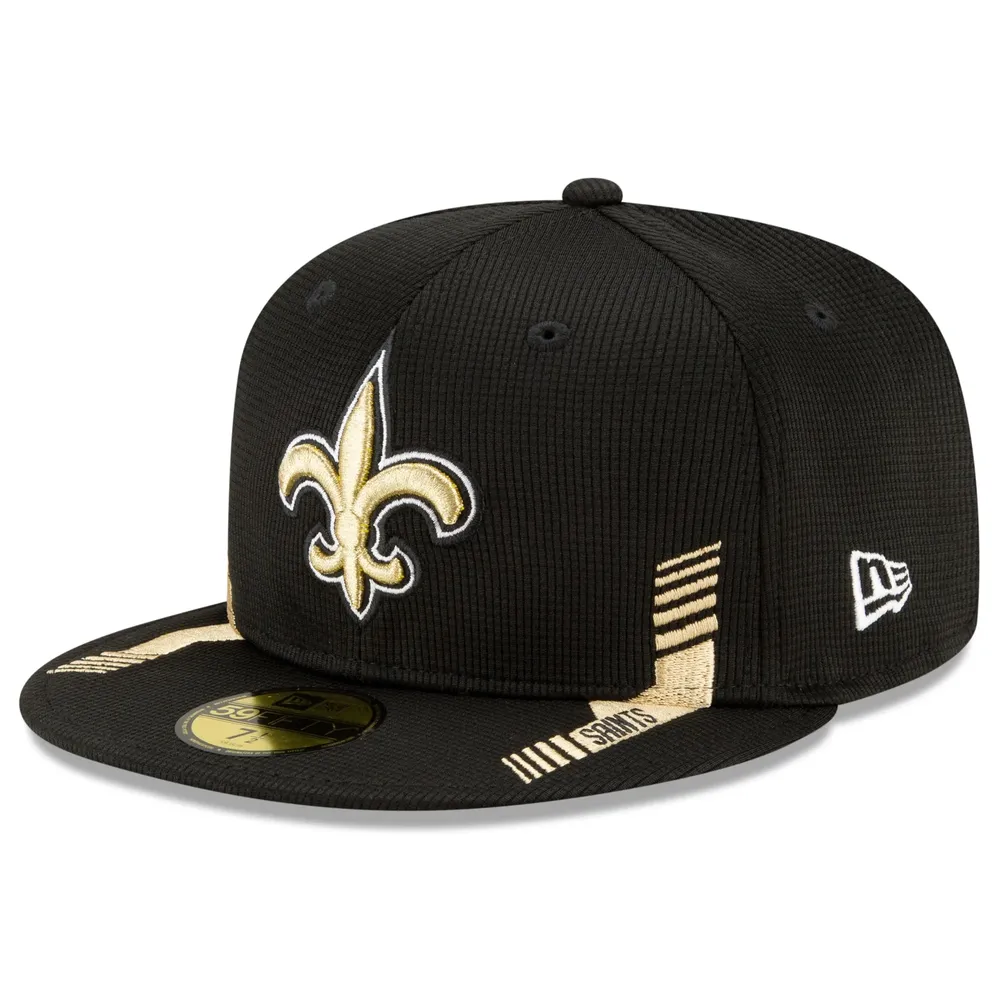 New Era Saints 2021 Sideline Home 59FIFTY Fitted Hat - Men's