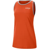 Nike Clemson High Neck 2-Hit Tank Top - Women's