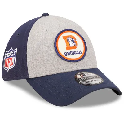 Denver Broncos New Era 2021 NFL Sideline Home 39THIRTY Flex Hat - Gray