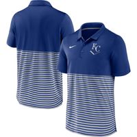 Nike Royals Home Plate Striped Polo - Men's