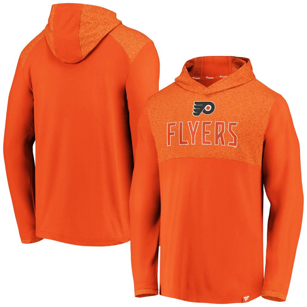 Fanatics Flyers Iconic Marbled Clutch Pullover Hoodie - Men's