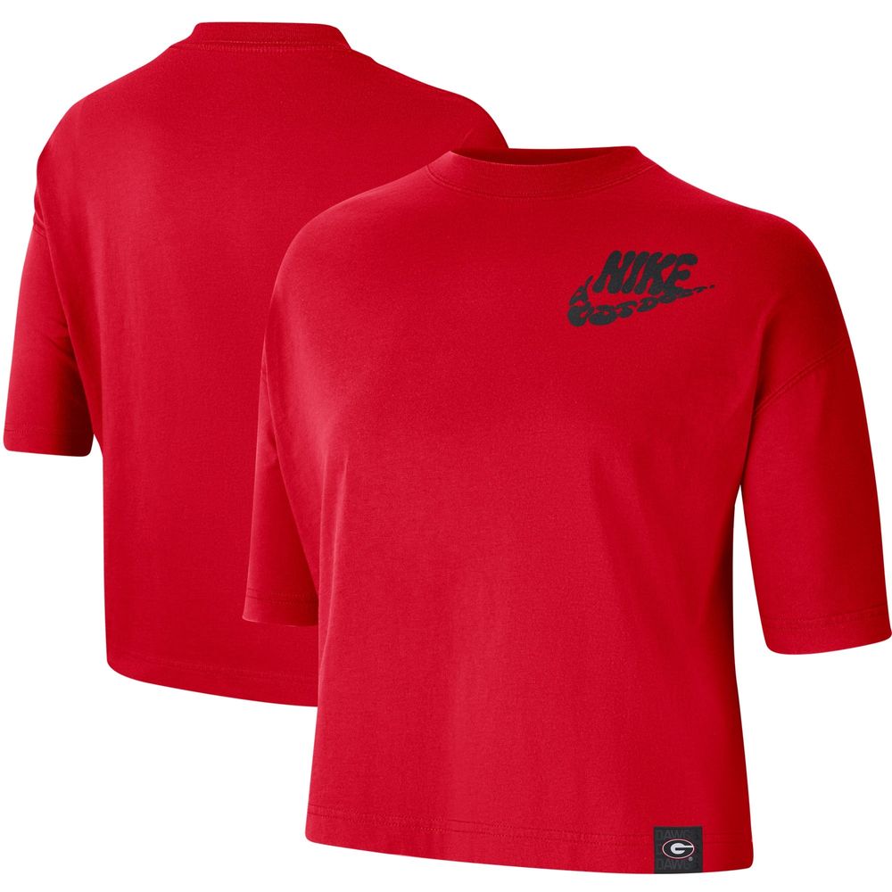 Nike Georgia Retro Swoosh Cropped T-Shirt - Women's