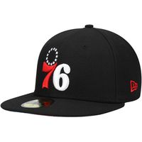 New Era 76ers Team Wordmark 59FIFTY Fitted Hat - Men's