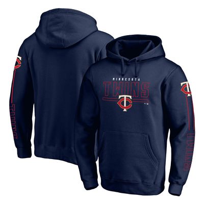 Fanatics Twins Team Front Line Fitted Pullover Hoodie - Men's