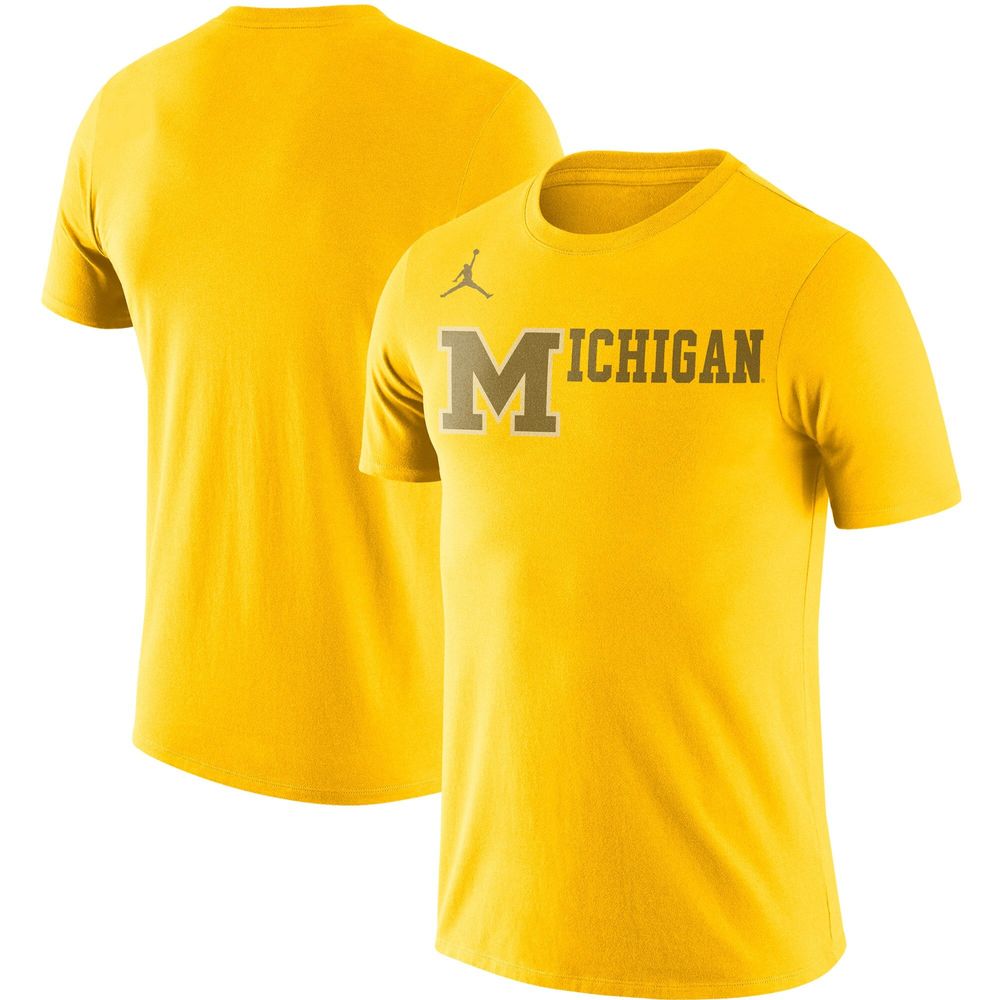 Jordan Michigan Basketball Retro 2-Hit T-Shirt - Men's | The Shops at  Willow Bend