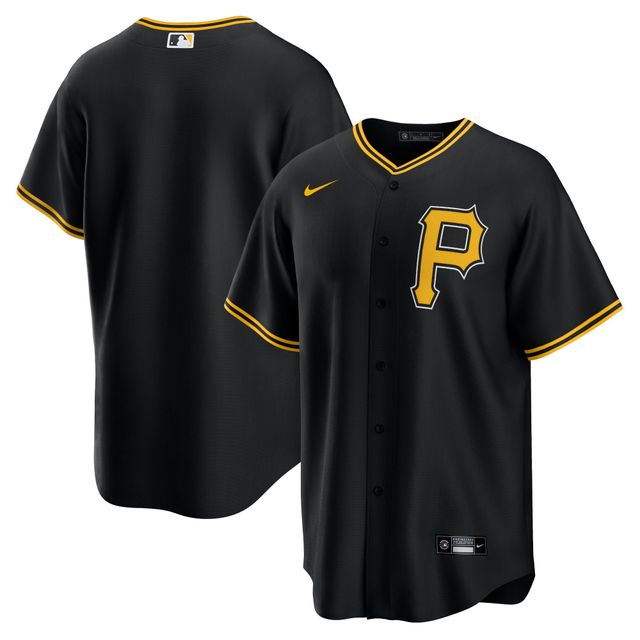 Grey Nike MLB Pittsburgh Pirates Cooperstown Jersey