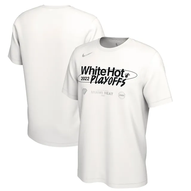 Nike Men's 2022-23 City Edition Miami Heat Dri-Fit Pregame Long Sleeve Shirt - White - XXL Each