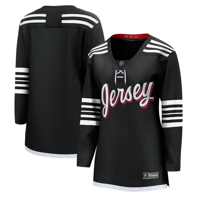 Men's Fanatics Branded Black Vancouver Canucks Premier Breakaway Heritage Jersey