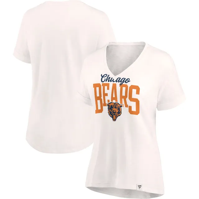 Women's Cutter & Buck White Chicago Bears Throwback Logo Forge