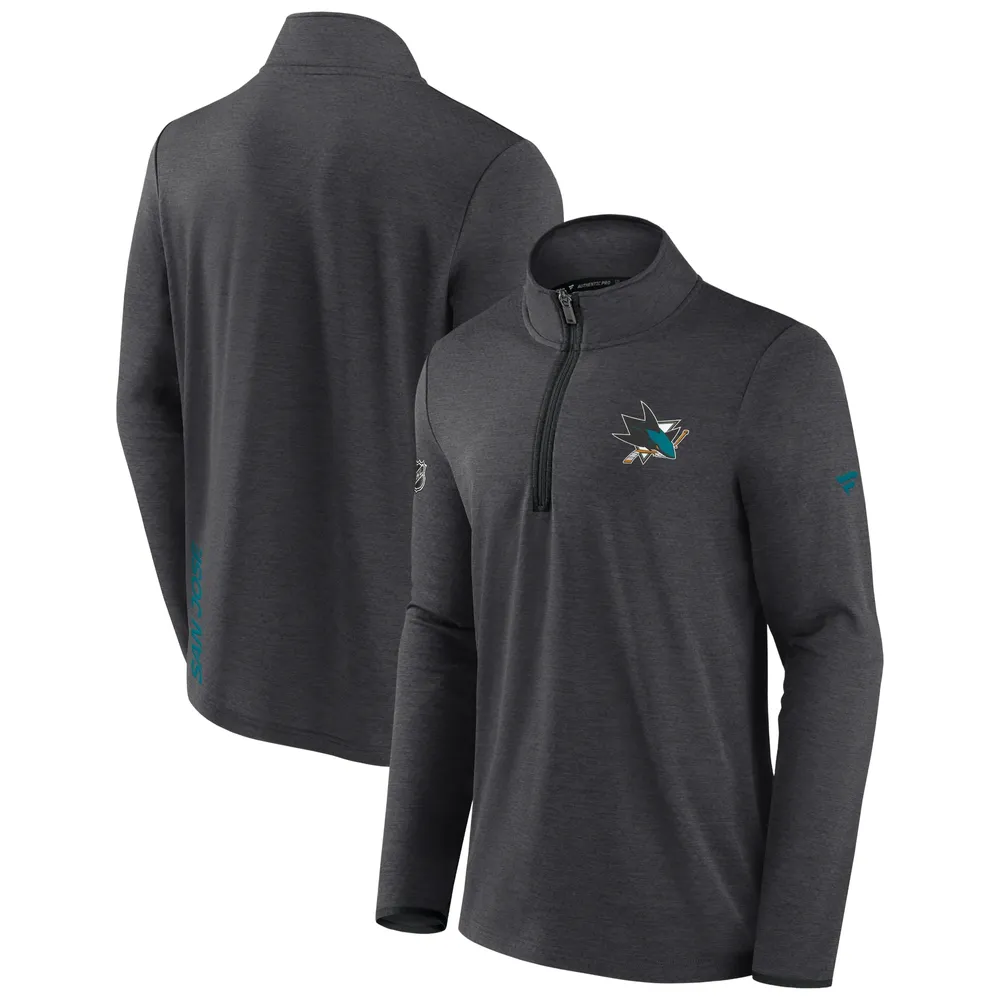 Fanatics Sharks Authentic Pro Rink Quarter-Zip Jacket - Men's