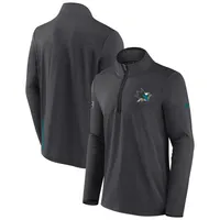 Fanatics Sharks Authentic Pro Rink Quarter-Zip Jacket - Men's