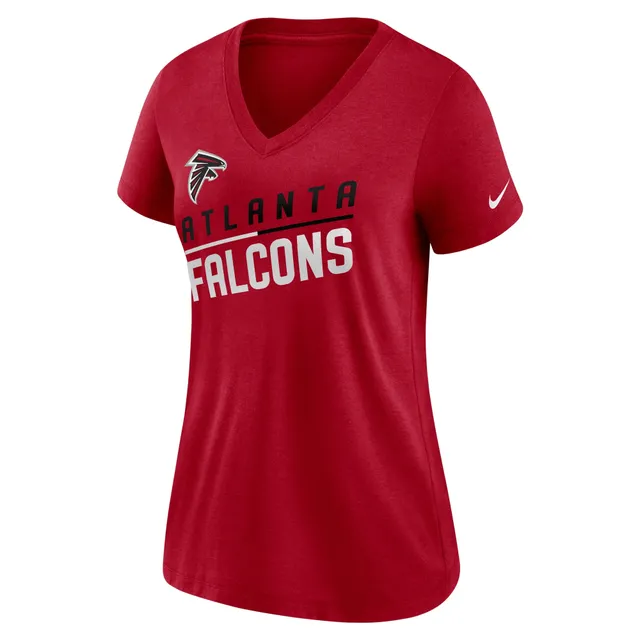 Lids Atlanta Falcons New Era Women's Dirty Birds Kickoff V-Neck T-Shirt -  Black