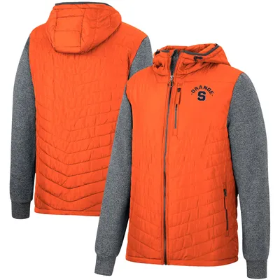 Colosseum Syracuse Course Herringbone Full-Zip Hoodie - Men's