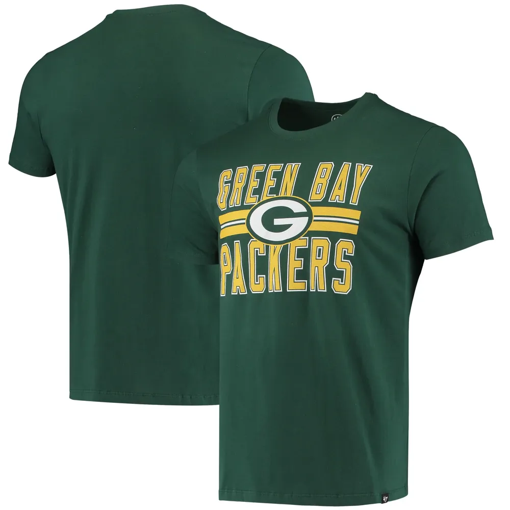 47 Brand Packers Block Stripe Super Rival T-Shirt - Men's