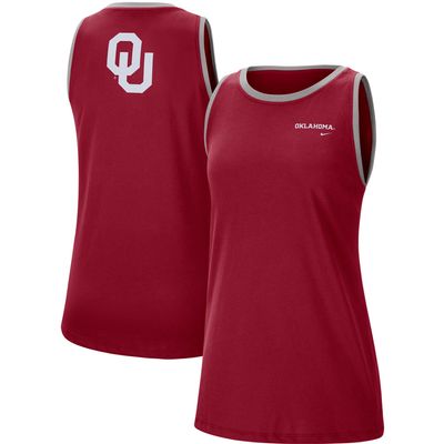 Nike Oklahoma High Neck 2-Hit Tank Top - Women's