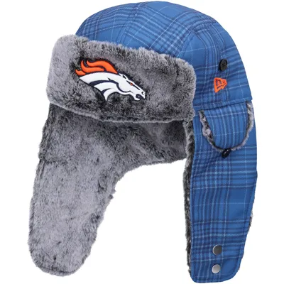 New Era Broncos Plaid Trapper Hat - Men's