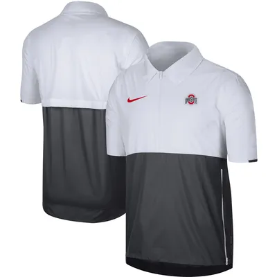 Nike Ohio State Coaches Half-Zip Jacket - Men's