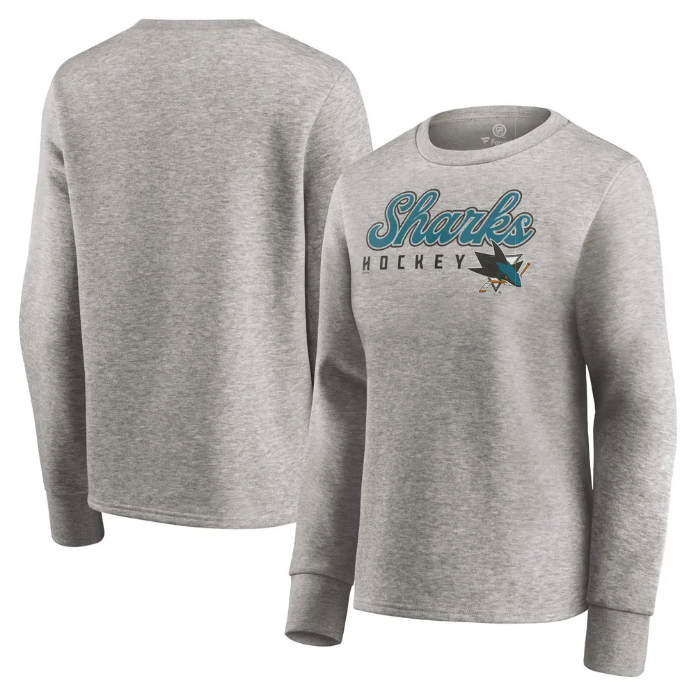 Fanatics Sharks Fan Favorite Script Pullover Sweatshirt - Women's